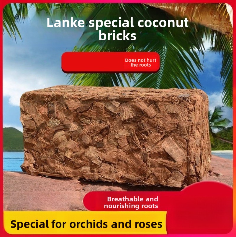 Substrate Coconut Fiber - Mattoncino di fibra di cocco con
