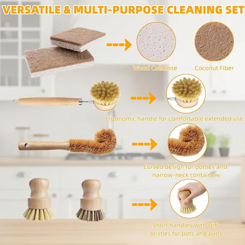Set di 6 Spazzole per Piatti i - Substrate Coconut Fiber recensione e prezzo